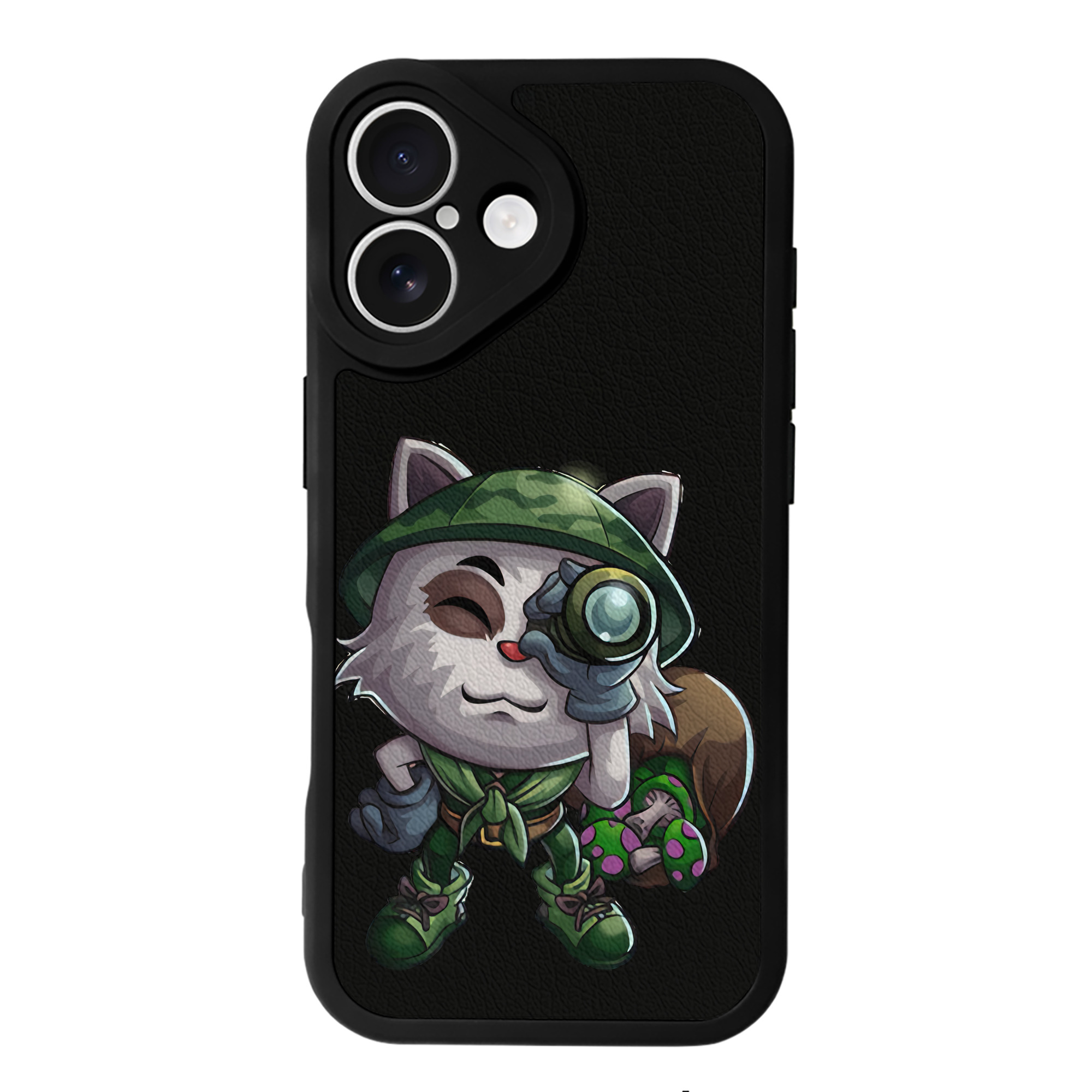 （画像用） リーグ・オブ・レジェンド League of Legends LOL 【iPhone 16シリーズ対応】シリコンスマホケース（レザー調） 材質：シリコン